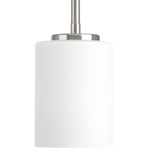 Progress Lighting P5170-09 Replay One-Light Mini-Pendant Brushed Nickel 4x6 inch